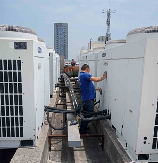 重庆县中央空调制热和不制冷系统维修方法